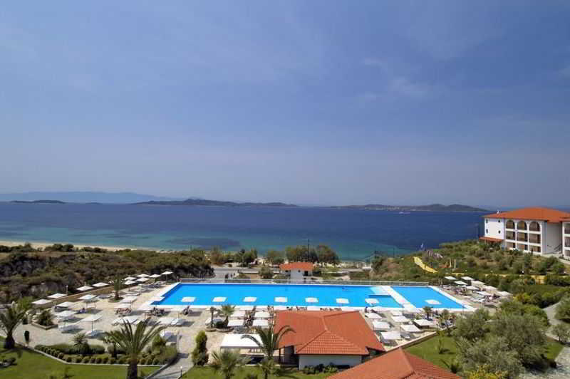 Akrathos Beach Hotel Ouranoupoli Bagian luar foto