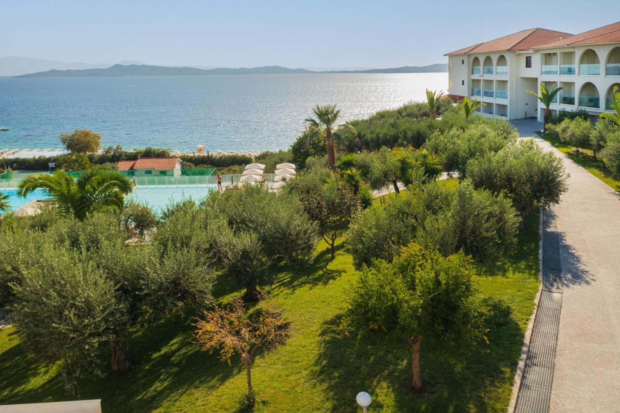 Akrathos Beach Hotel Ouranoupoli Bagian luar foto