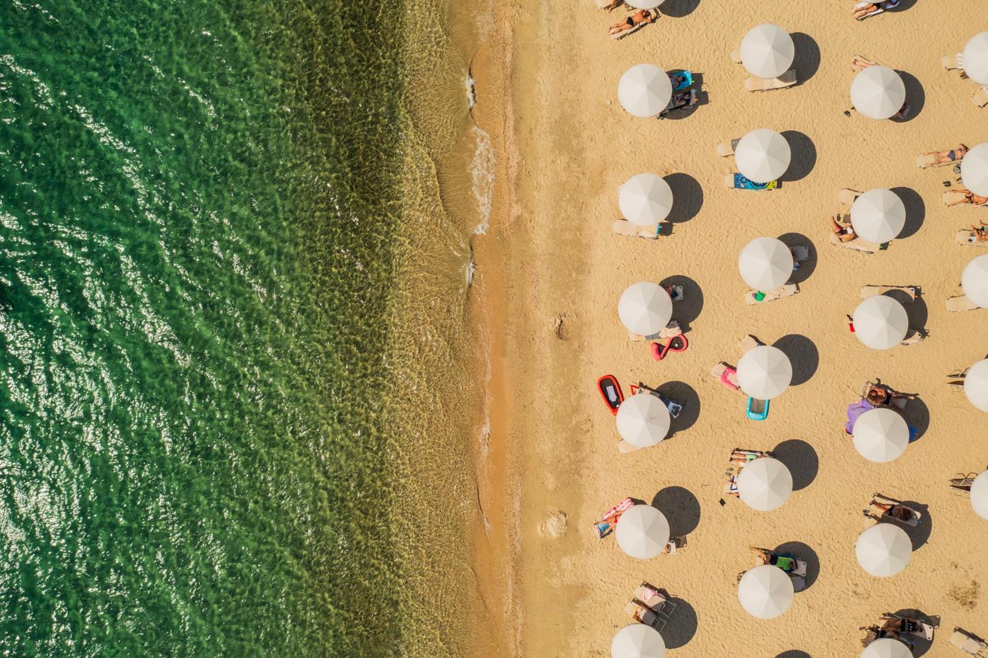 Akrathos Beach Hotel Ouranoupoli Bagian luar foto