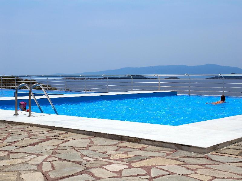 Akrathos Beach Hotel Ouranoupoli Bagian luar foto