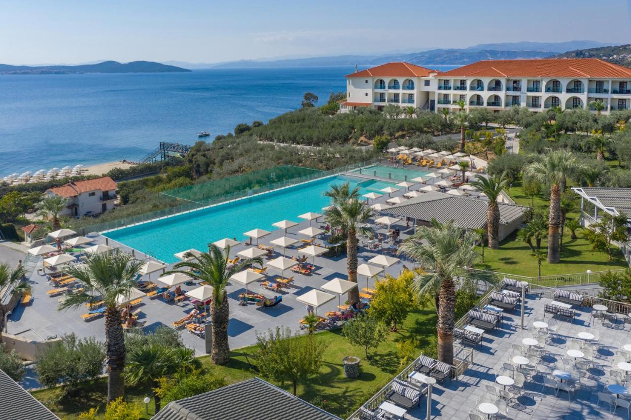 Akrathos Beach Hotel Ouranoupoli Bagian luar foto